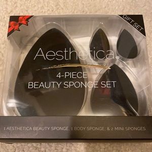 Aesthetica Four piece beauty sponge set